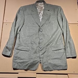 Tallia Uomo for Nordstrom Sophisticated Men's Green Blazer 44 Long